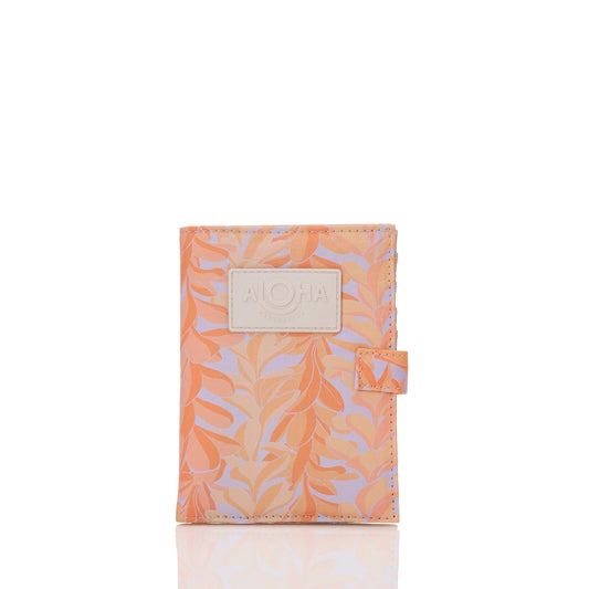 Lei Stand Passport Holder - Peachy