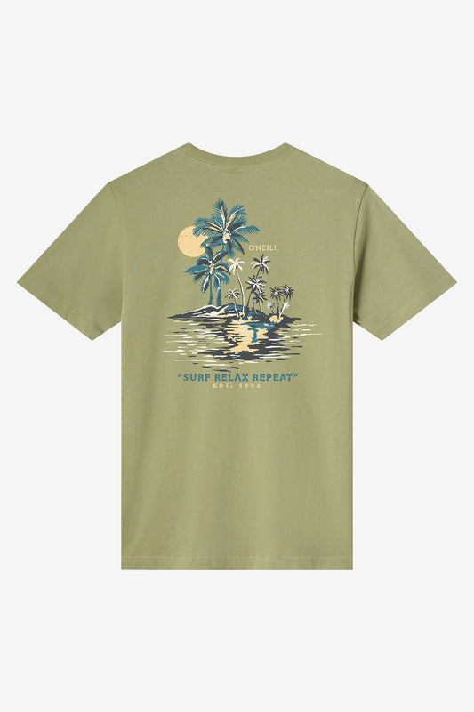 Relax Classic SS Tee - Oilve Green