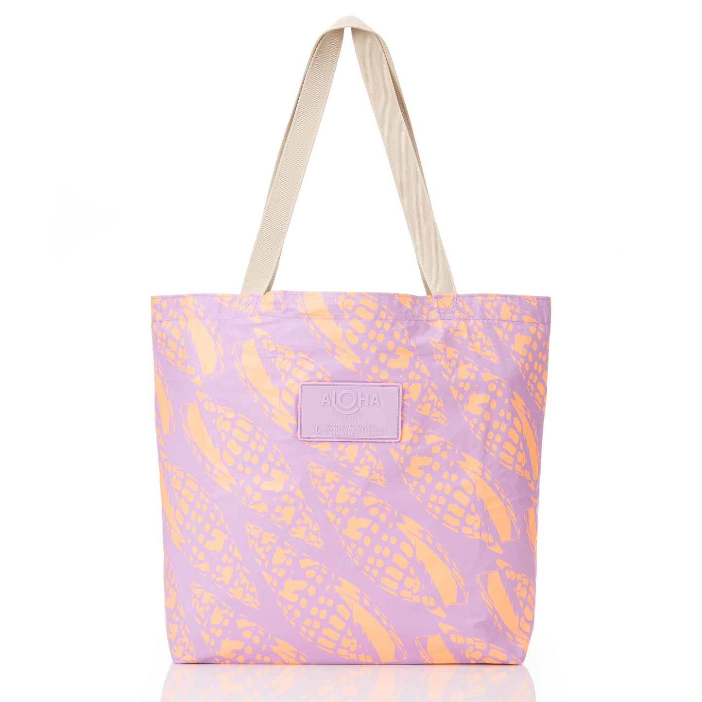 Miter Lineup Reversible Tote - Nectarine / Lavande