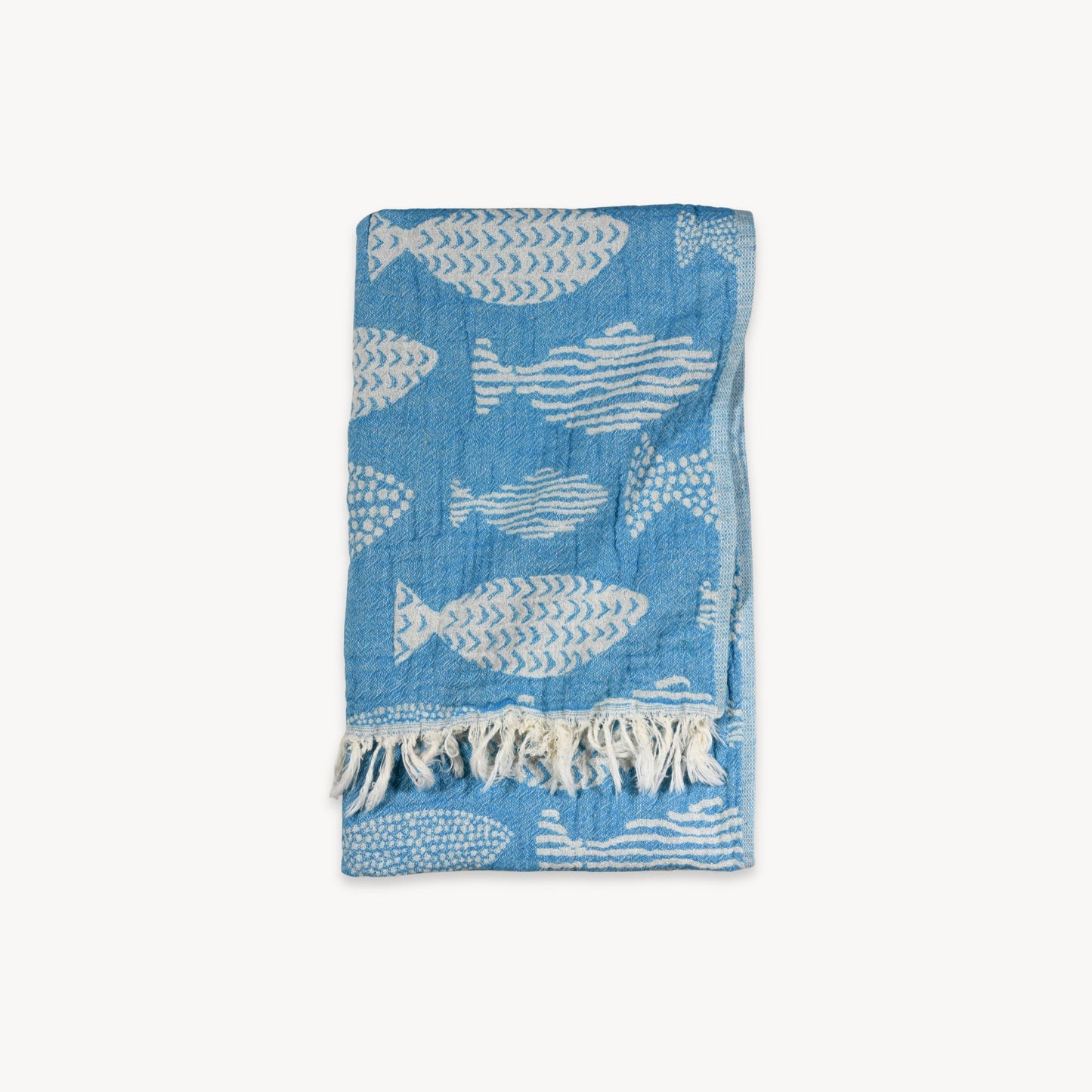 Turkish Cotton Towel - Saltwater Fish