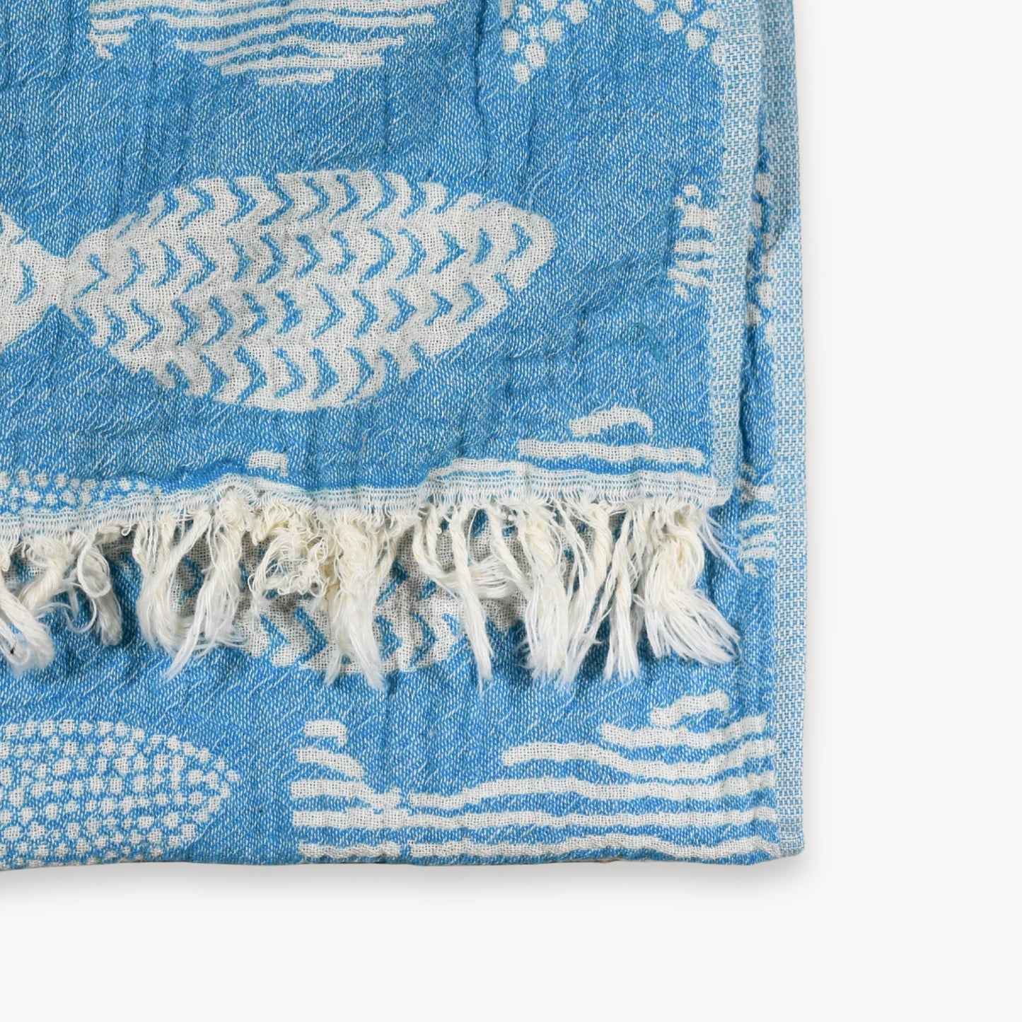 Turkish Cotton Towel - Saltwater Fish