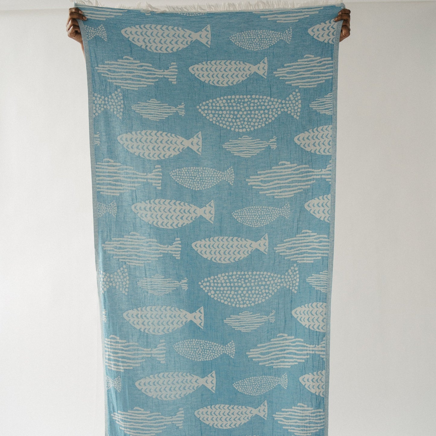 Turkish Cotton Towel - Saltwater Fish