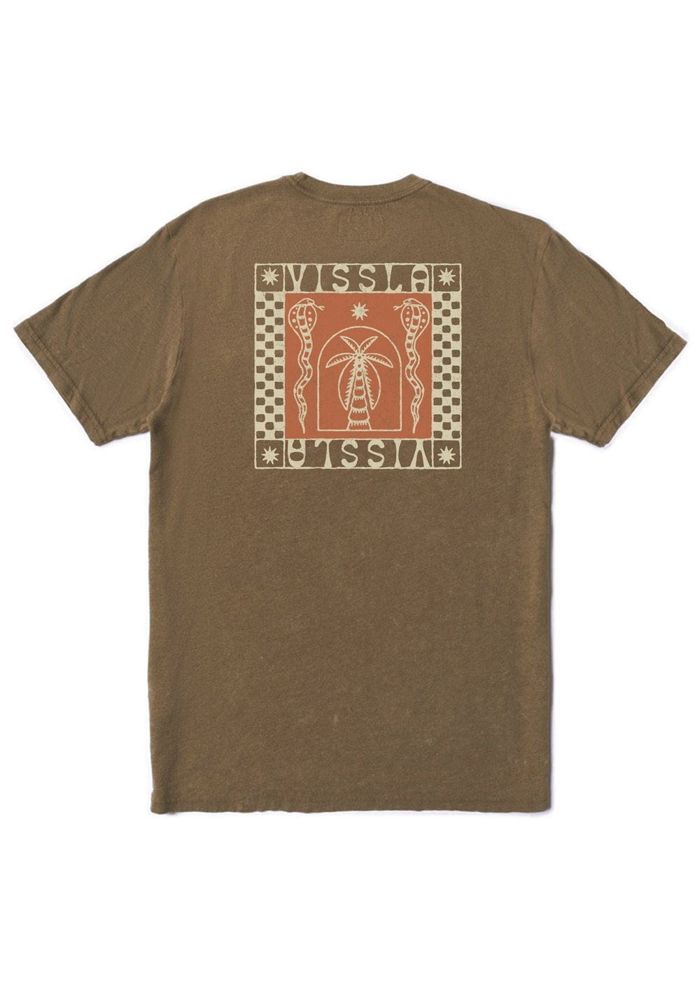 Serpents Cosmic Wash SS Tee - Chocolate