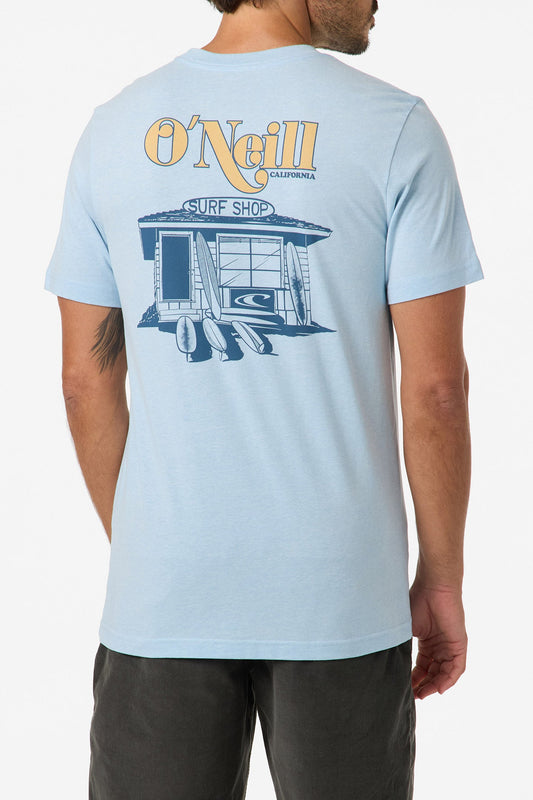 Shop Classic SS Tee - Sky Blue Heather