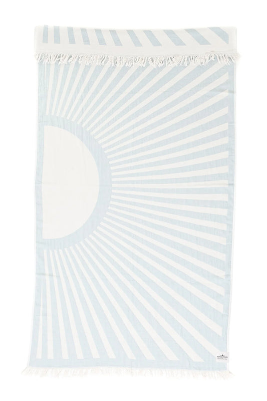 The Sun Flare Turkish Towel - Teal