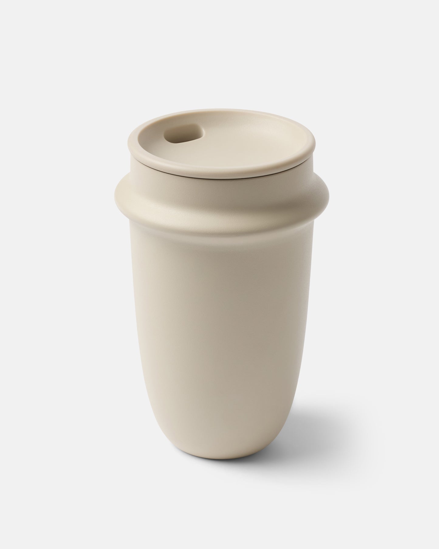 Space Tumbler 17oz Glass Tumbler - Almond