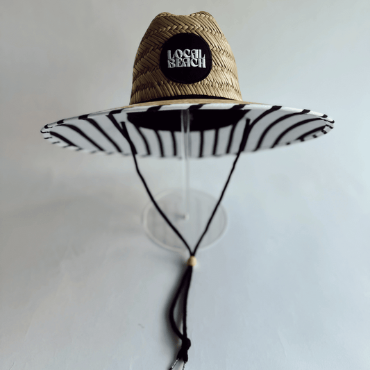 Stripe Kids Lifeguard Hat - 6 - 12 years