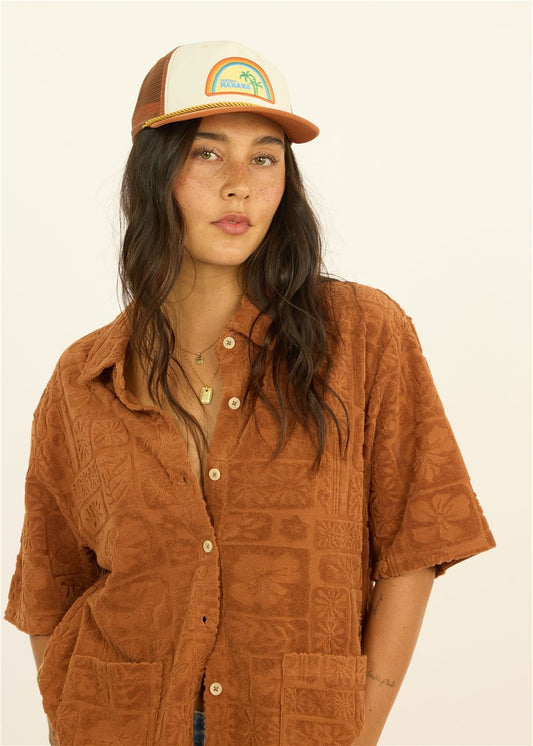 Surfside Trucker Hat - Sea Salt