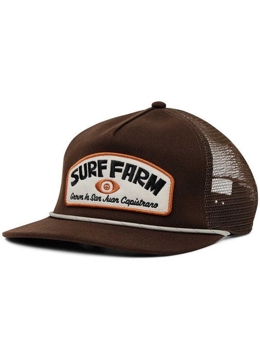 TEC Surf Farm Trucker Hat - Dark Earth