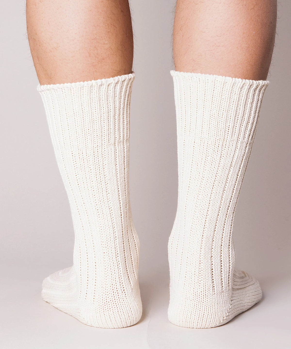 Thick Cotton Socks - Ecru
