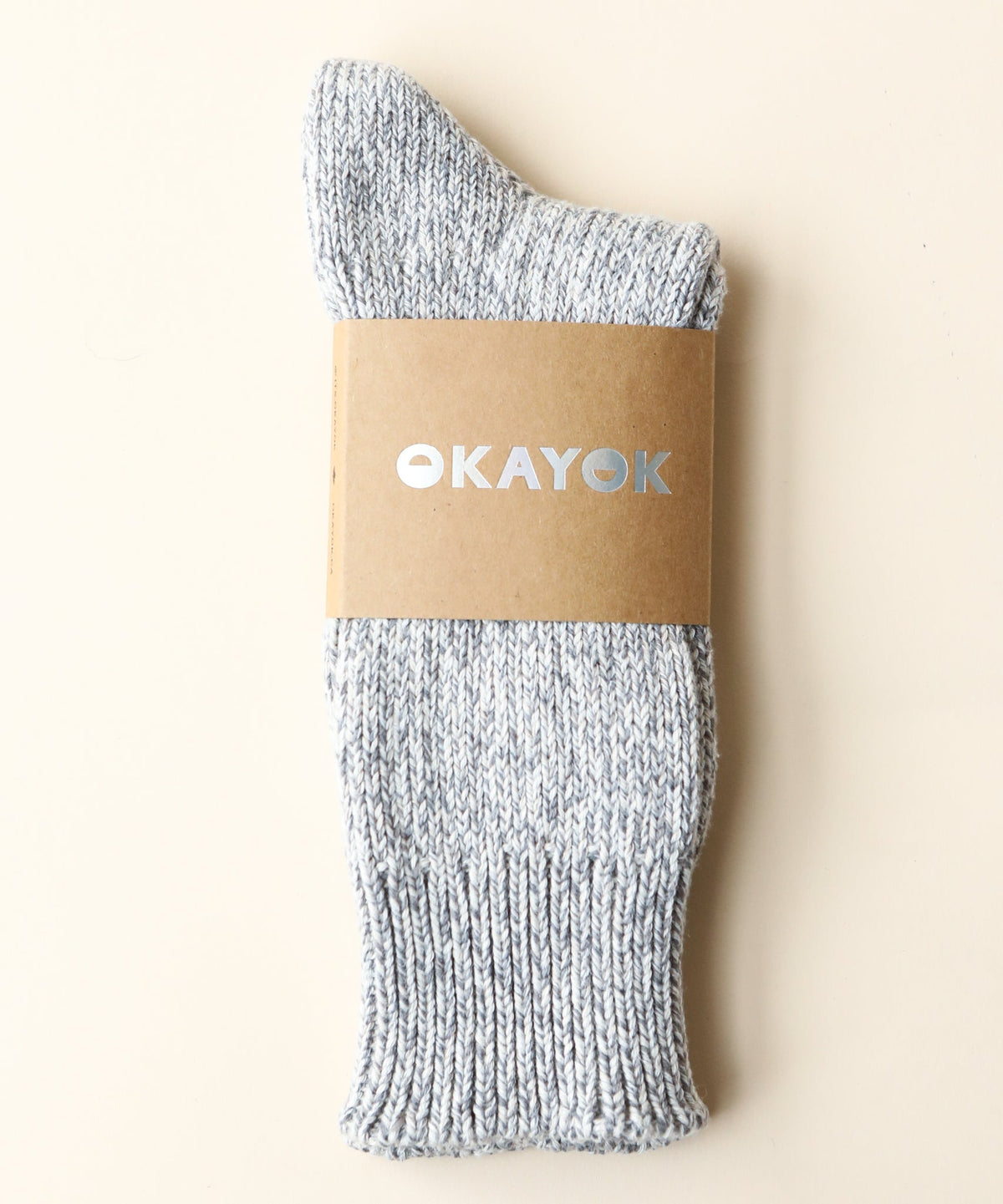 Thick Cotton Socks - Grey Mix
