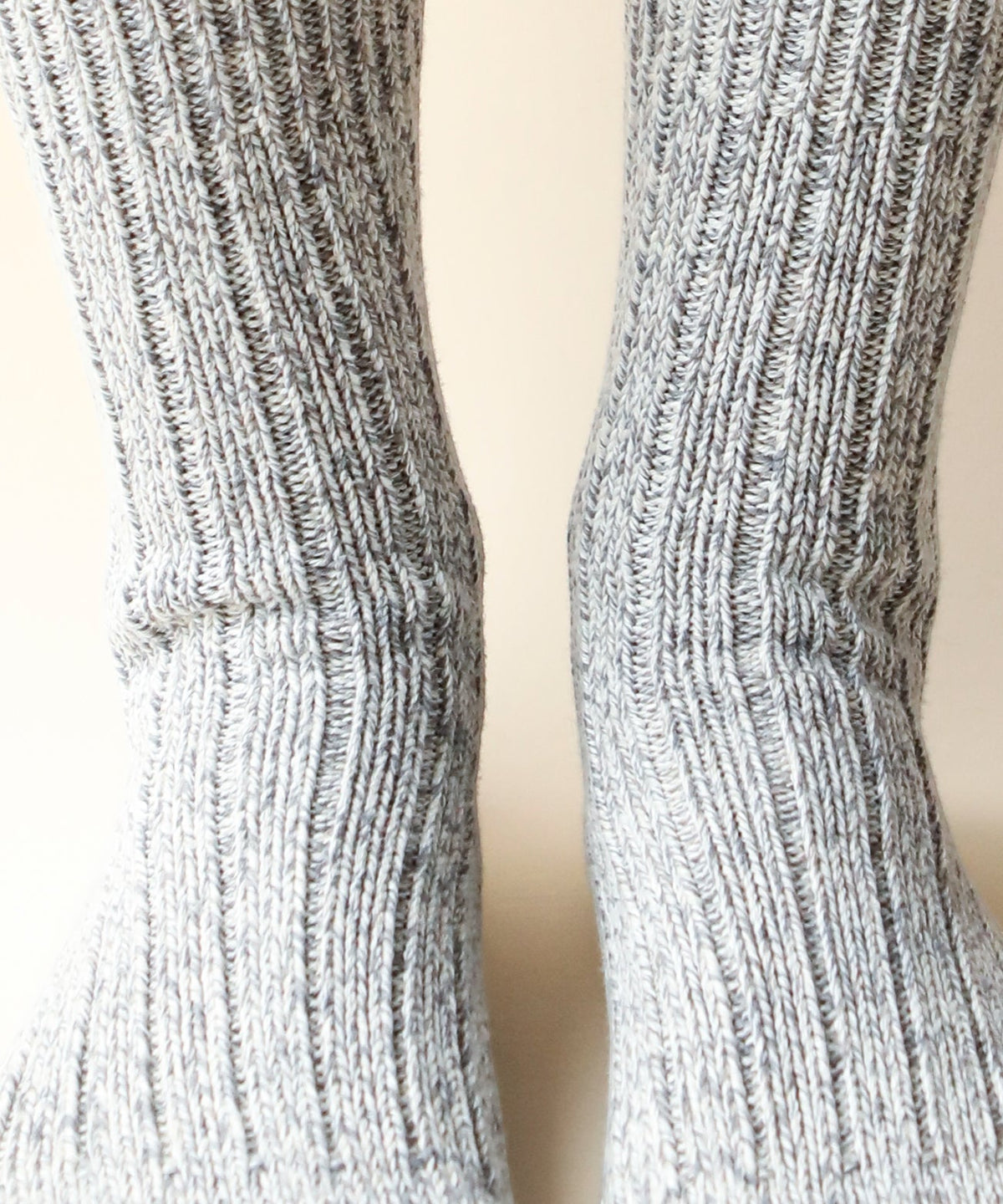 Thick Cotton Socks - Grey Mix