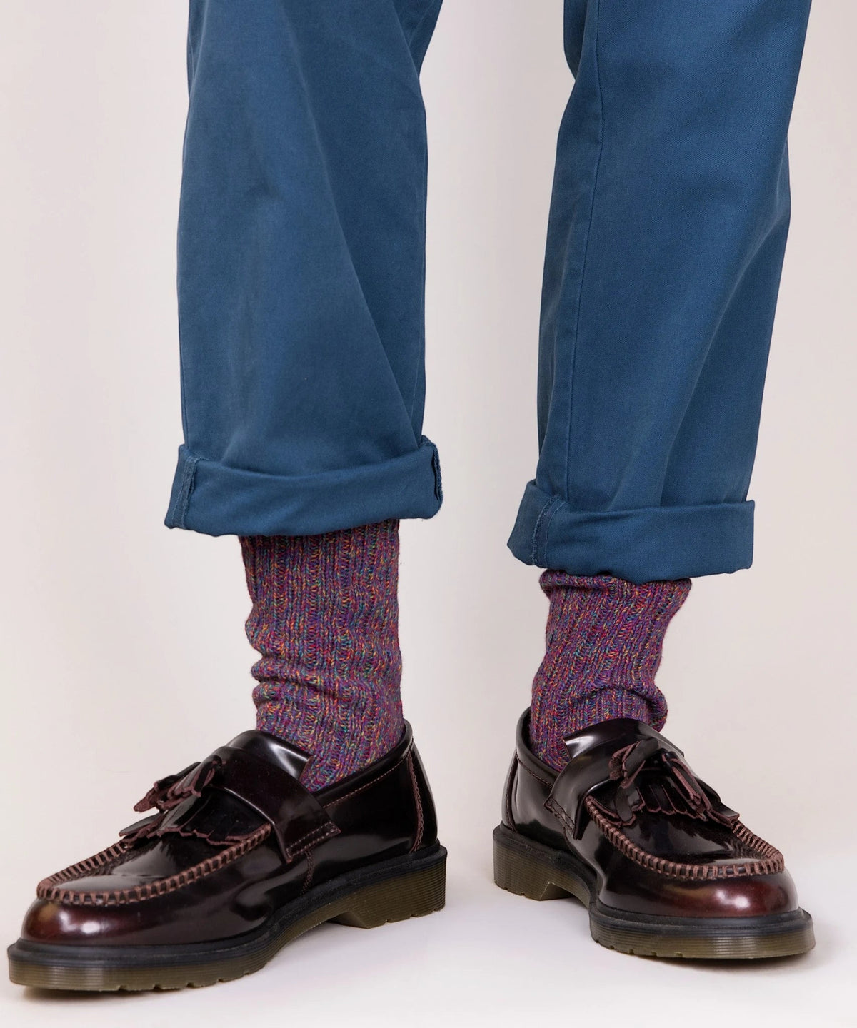 Thick Cotton Socks - Jewel Tones