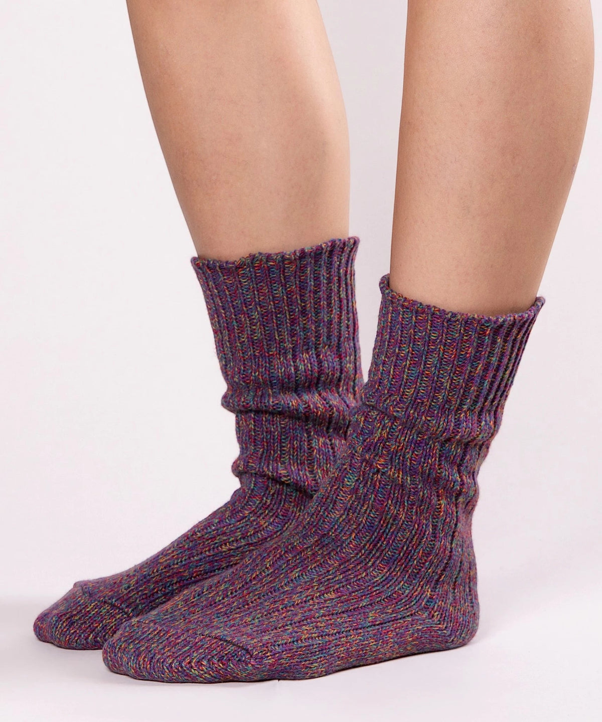 Thick Cotton Socks - Jewel Tones