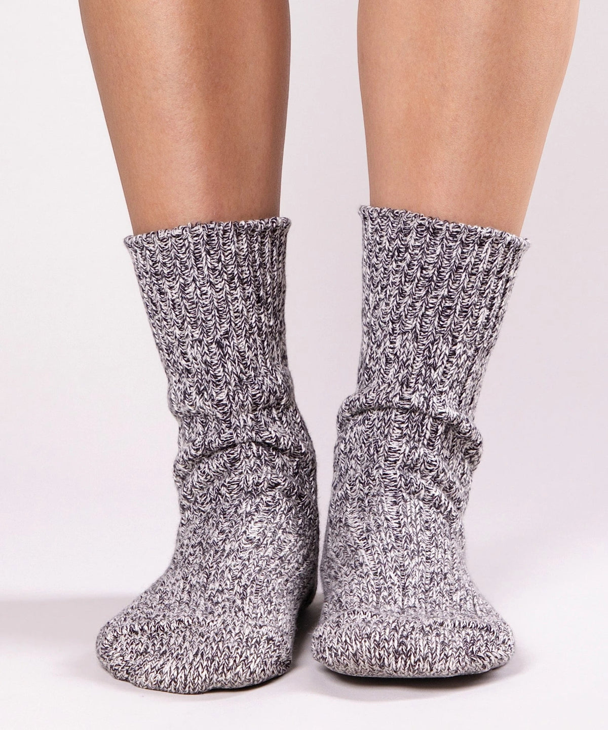 Thick Cotton Socks - Salt and Pepper