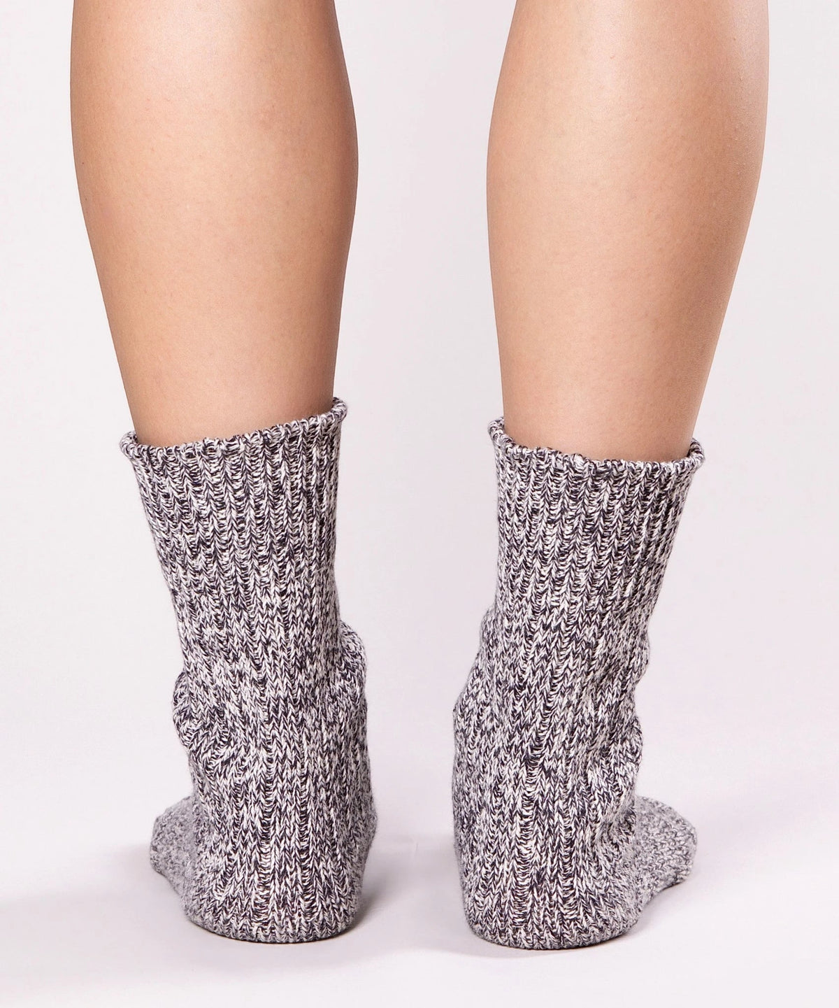 Thick Cotton Socks - Salt and Pepper