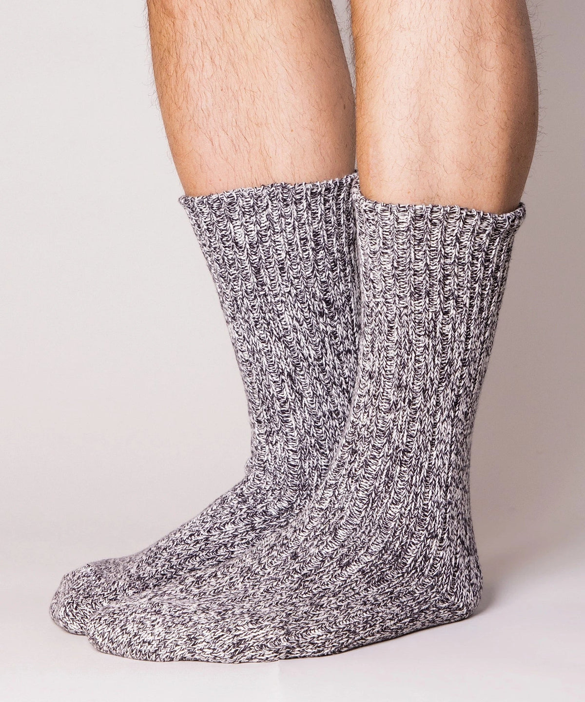 Thick Cotton Socks - Salt and Pepper