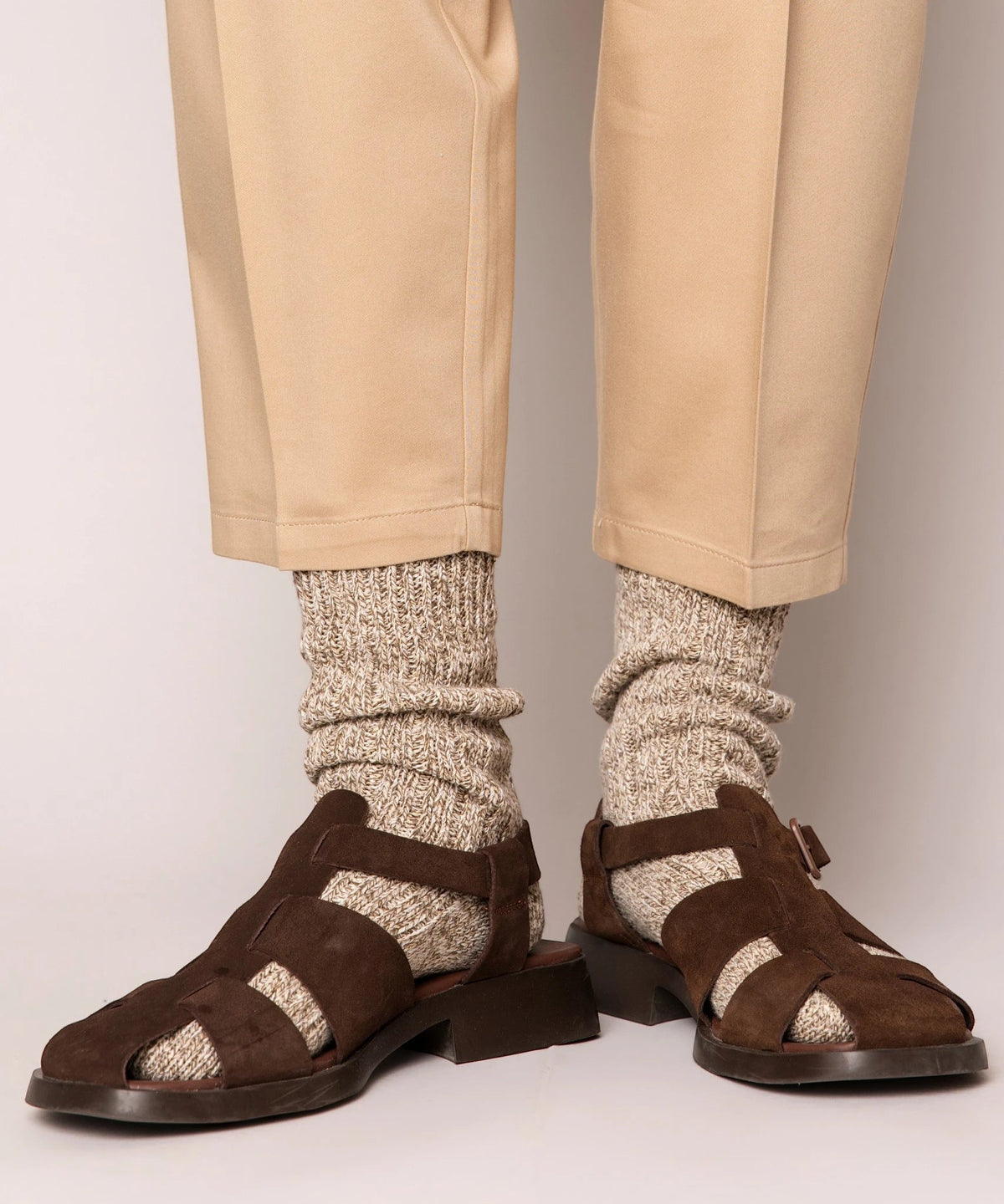 Thick Cotton Socks - Sand Mix
