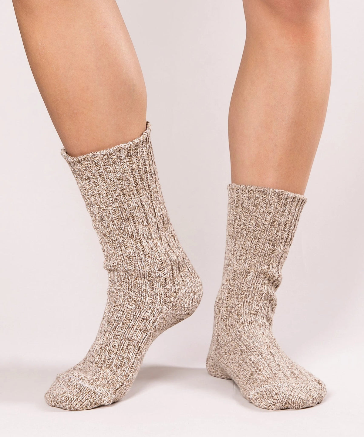 Thick Cotton Socks - Sand Mix