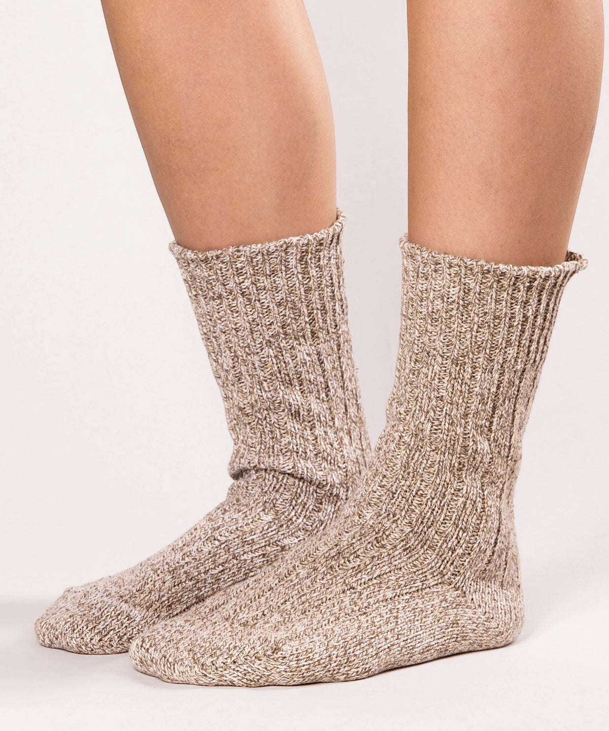 Thick Cotton Socks - Sand Mix