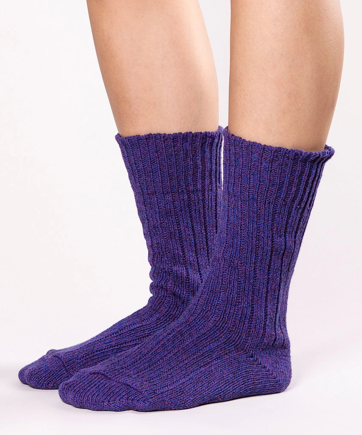 Thick Cotton Socks - Violet