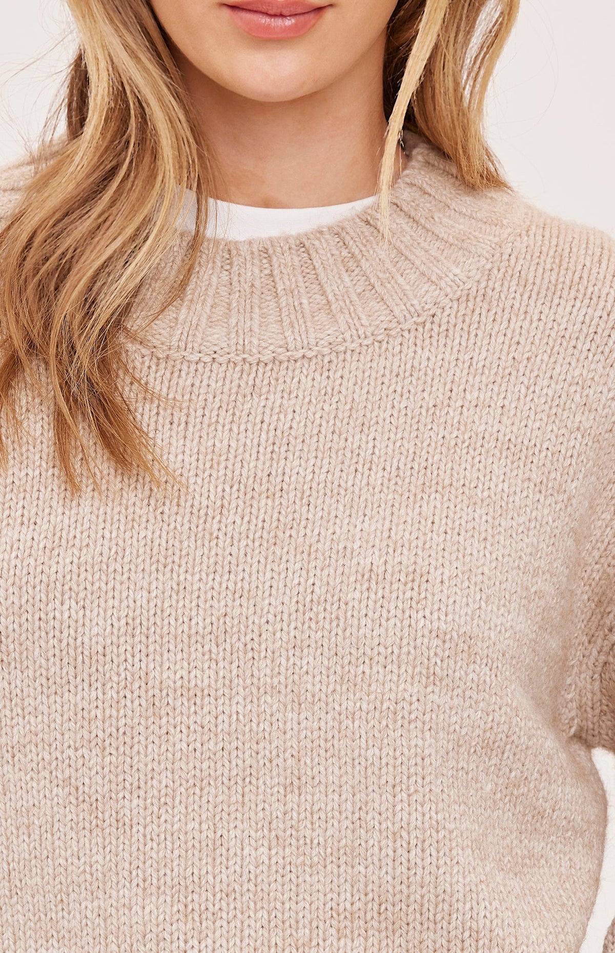 Tova Pullover Sweater - Heather Pebble