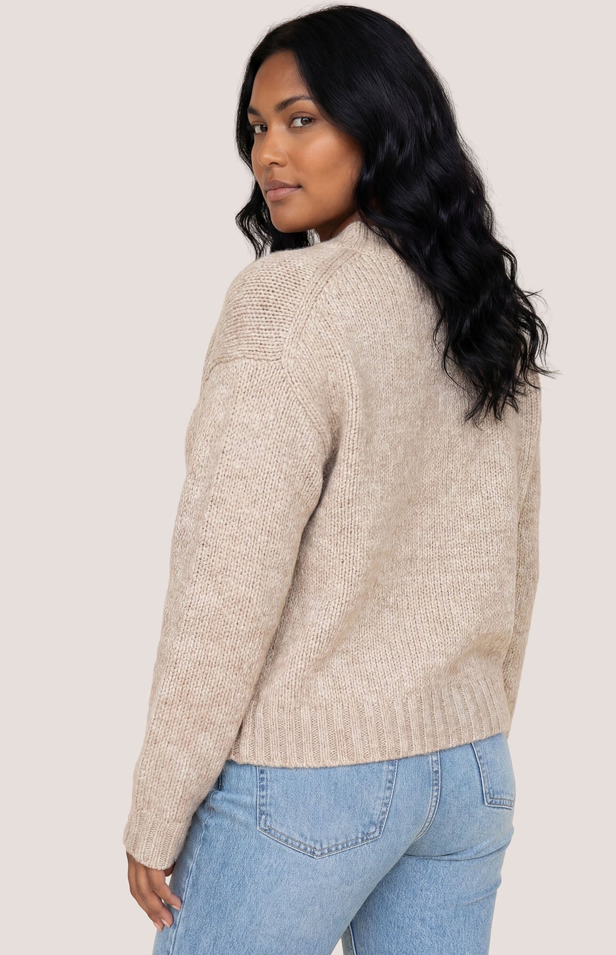 Tova Pullover Sweater - Heather Pebble