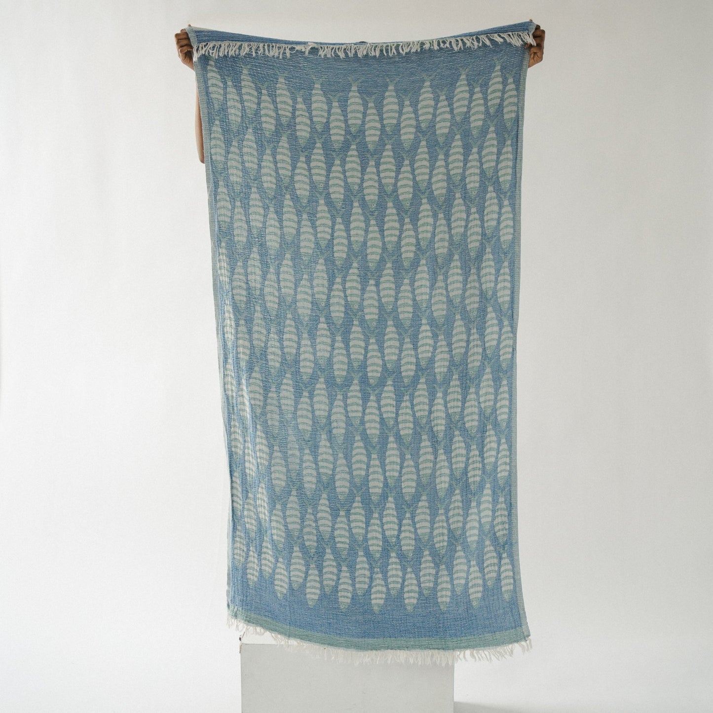 Turkish Cotton Towel - Traveling Fish