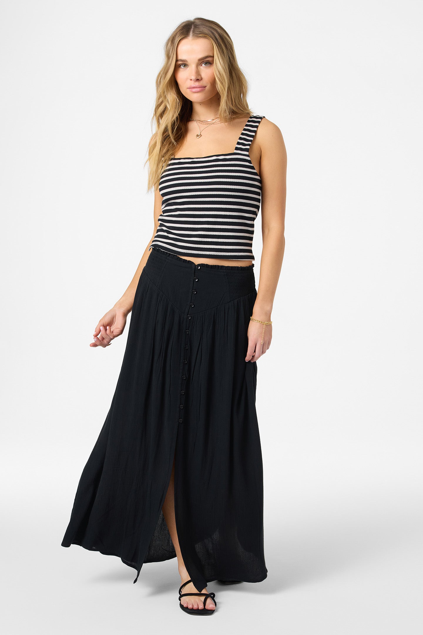 Tryston Maxi Skirt - Black