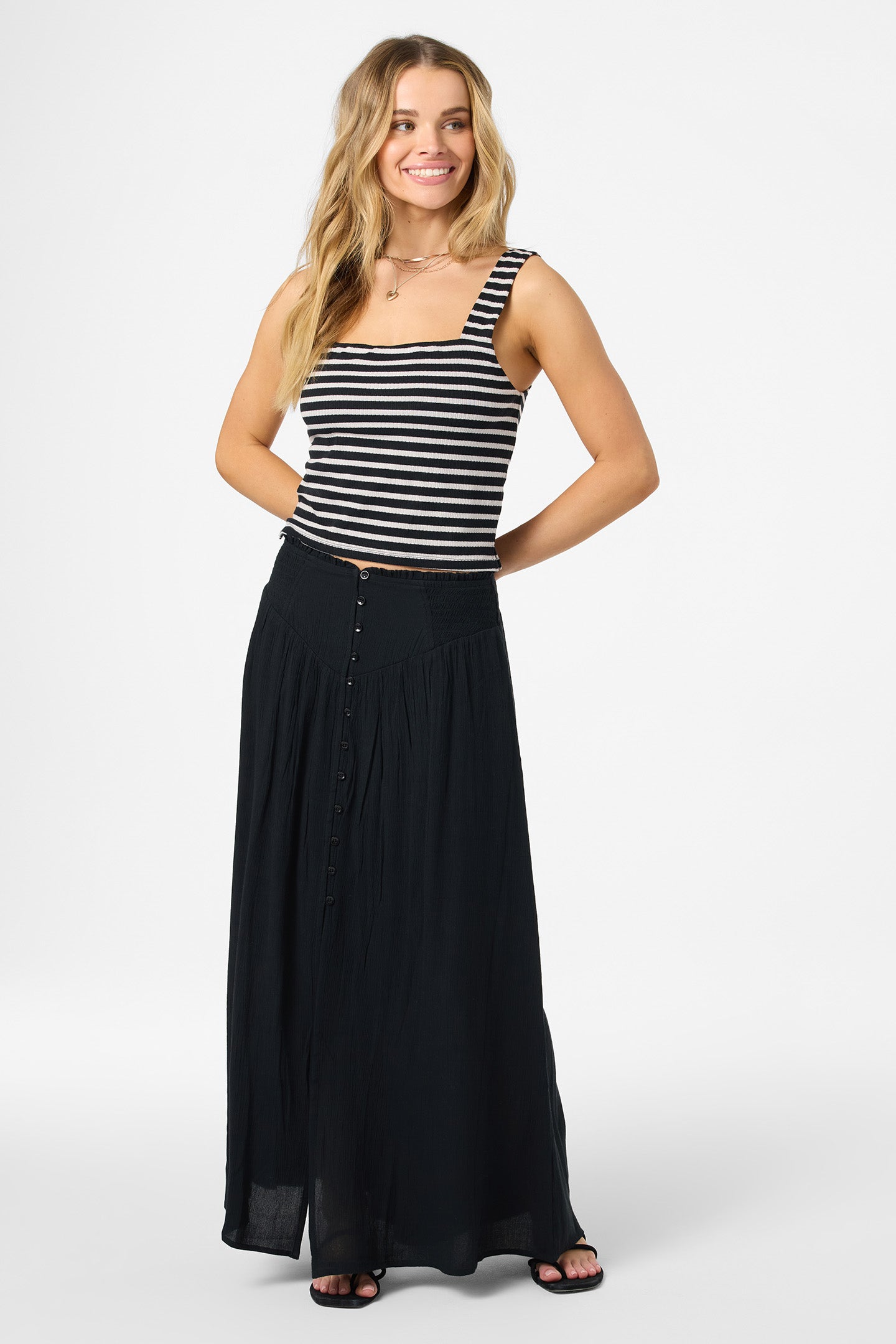 Tryston Maxi Skirt - Black
