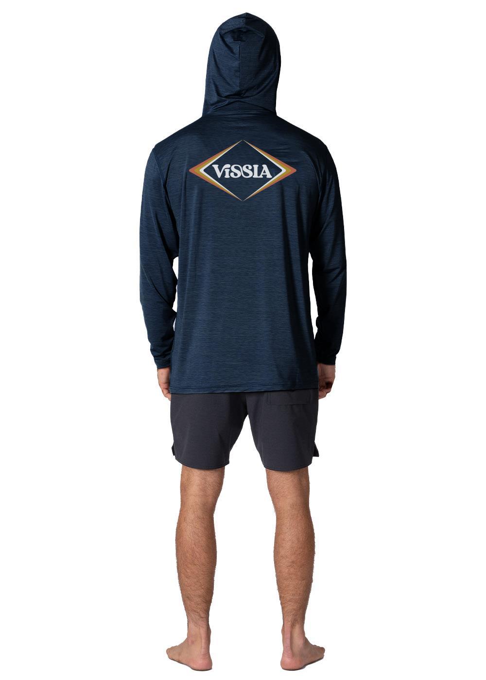 Twisted Eco Hooded Long Sleeve Sun Shirt - Navy Heather