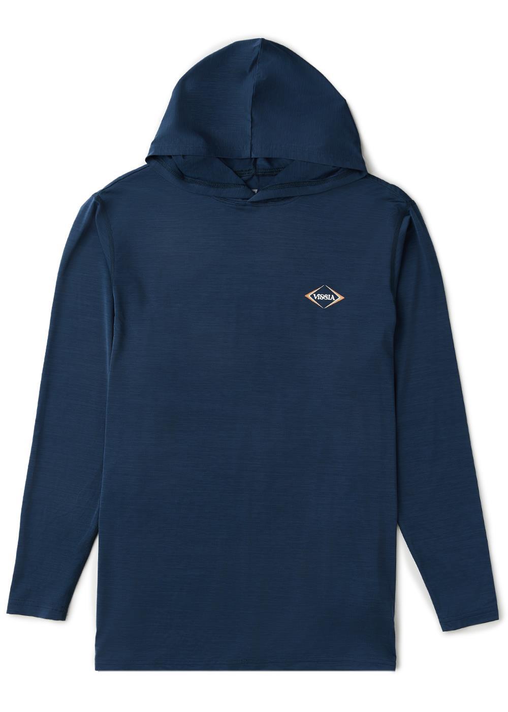 Twisted Eco Hooded Long Sleeve Sun Shirt - Navy Heather