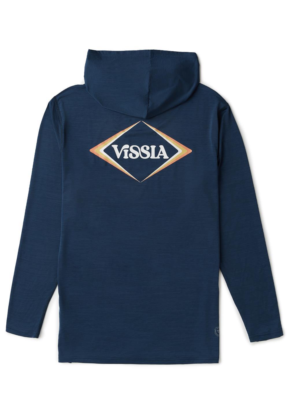 Twisted Eco Hooded Long Sleeve Sun Shirt - Navy Heather