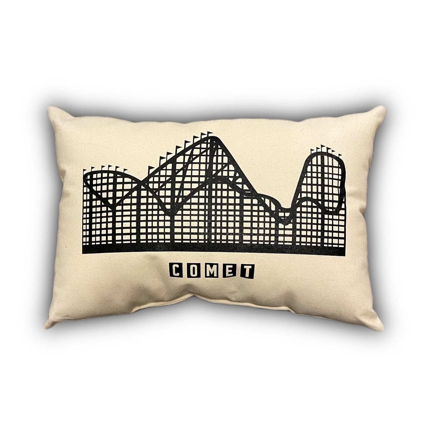 The Comet Rollercoaster Pillow