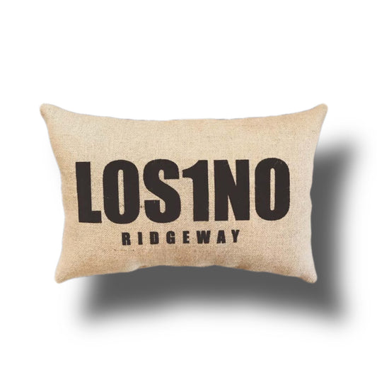Ridgeway Postal Code Burlap Pillow