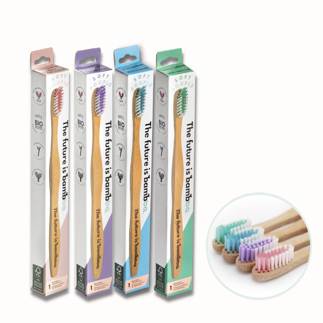 Adult Soft Toothbrush - 4 Colours