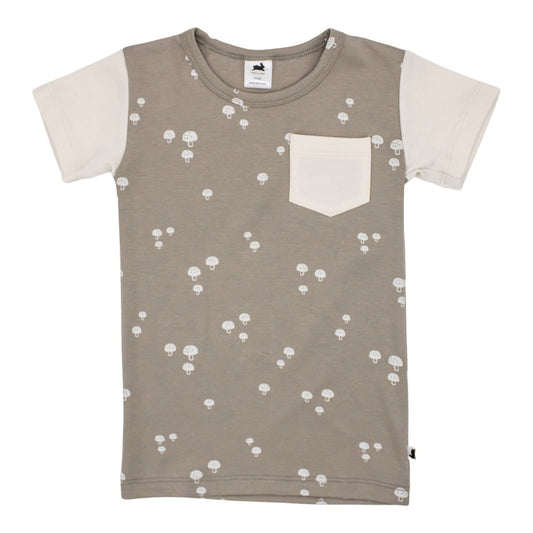 Baby/Kids Pocket Slim Fit T-Shirt - Toadstool