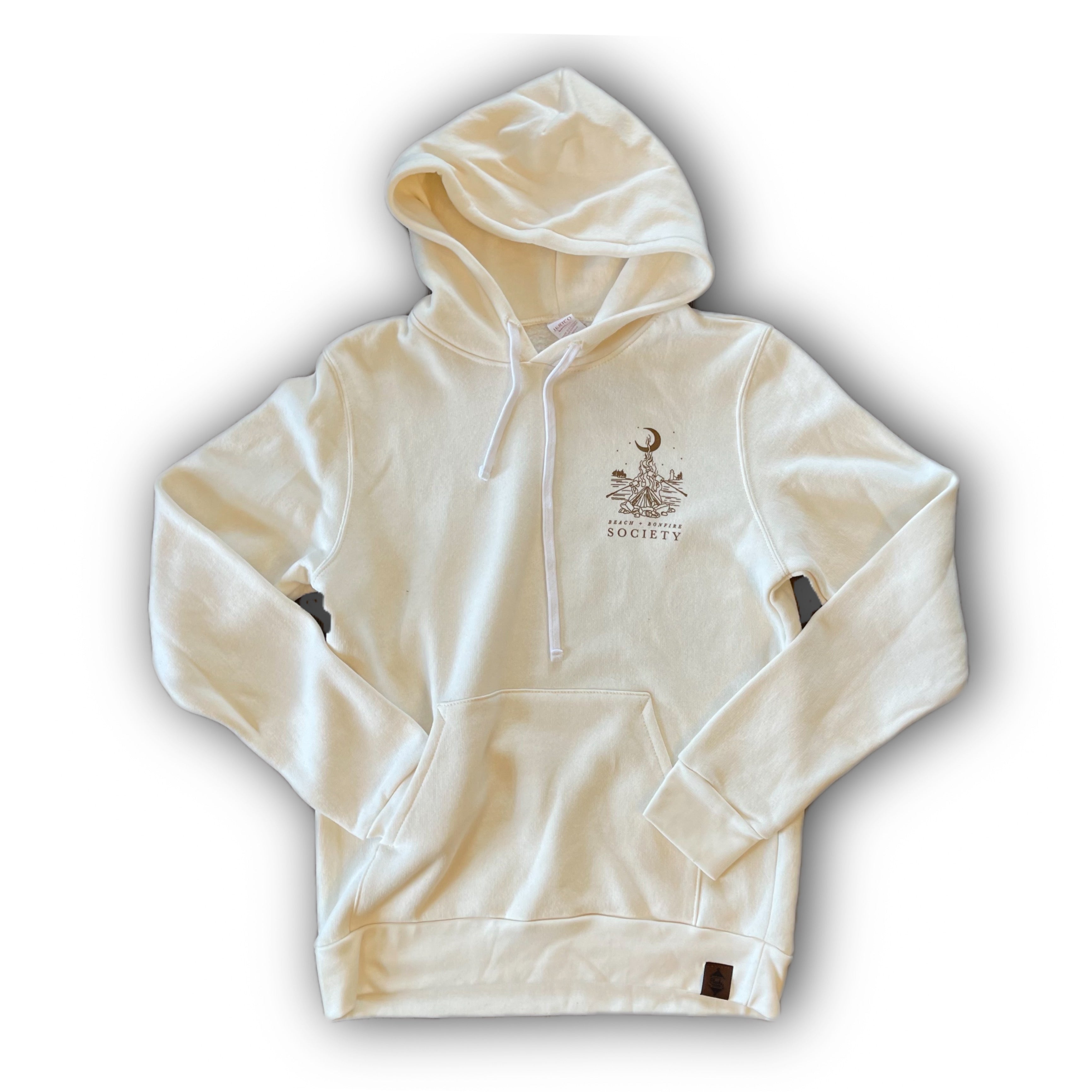 Cream hotsell fleece hoodie