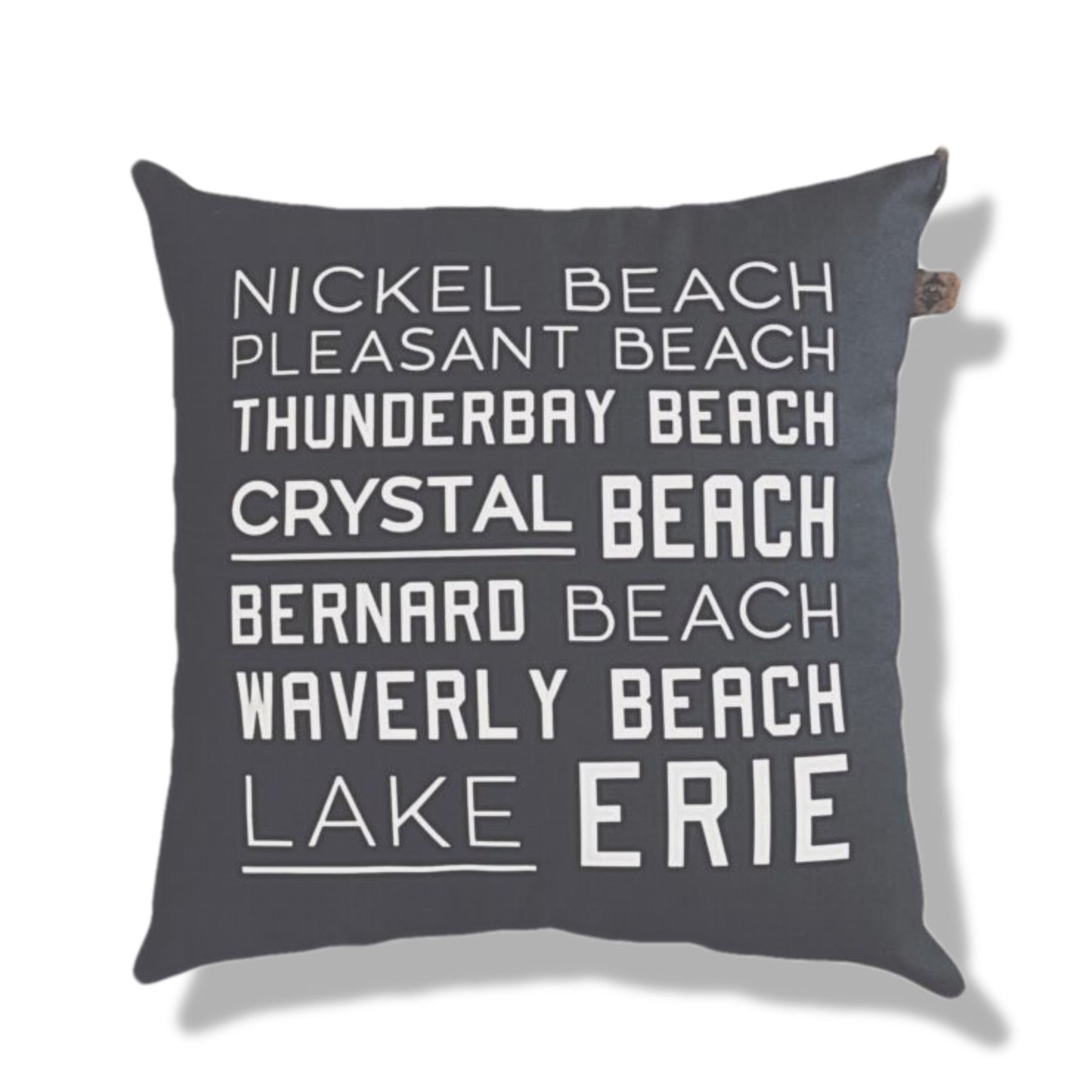 Beaches of Erie Pillow