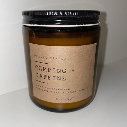 Camping Caffeine - Wood Wick Soy Candle