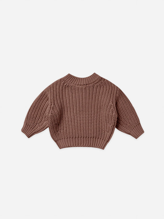 Chunky Knit Sweater - Cocoa