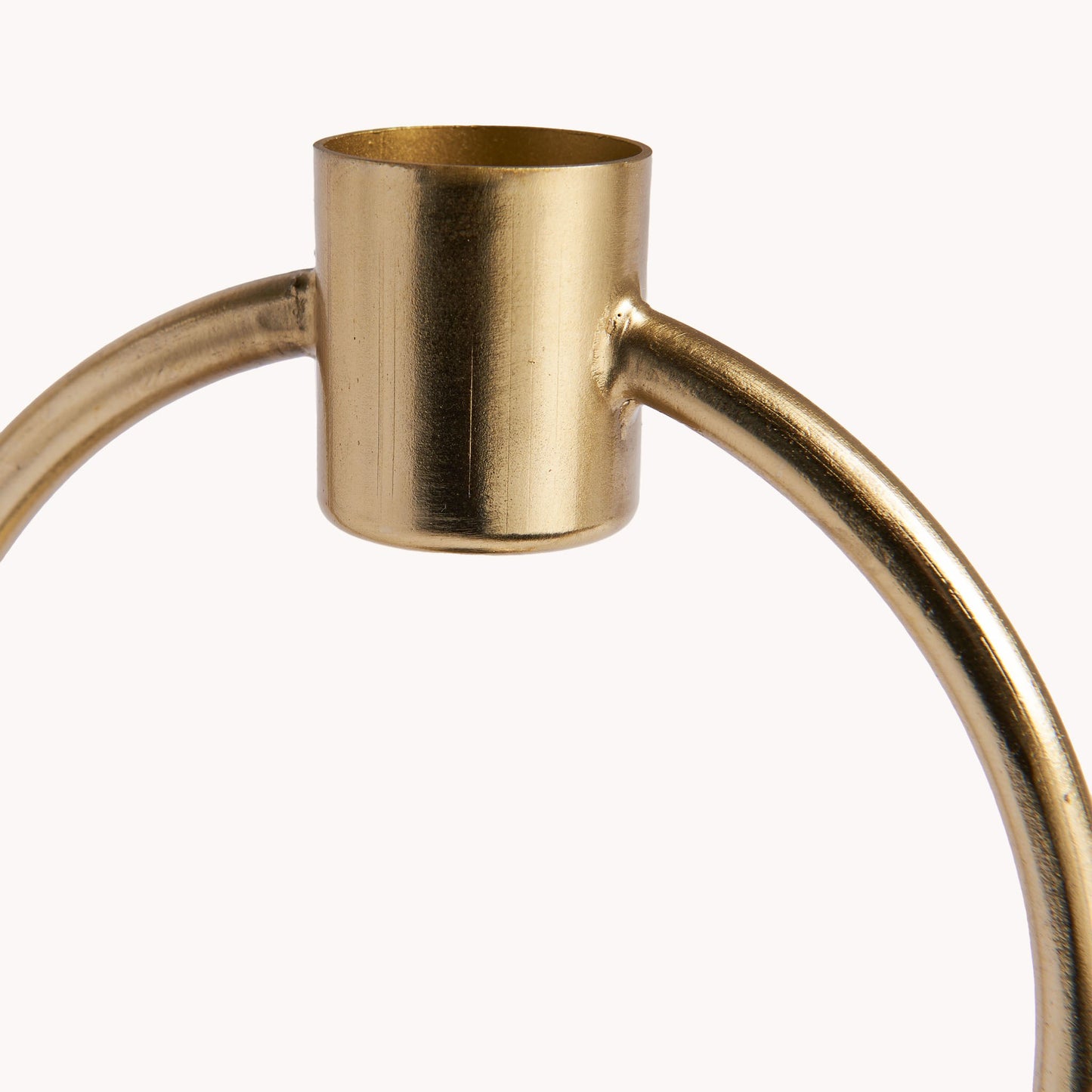 Circle Candle Holder - Gold