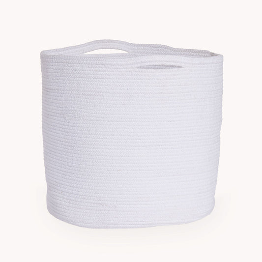 Cotton Utility Basket - White