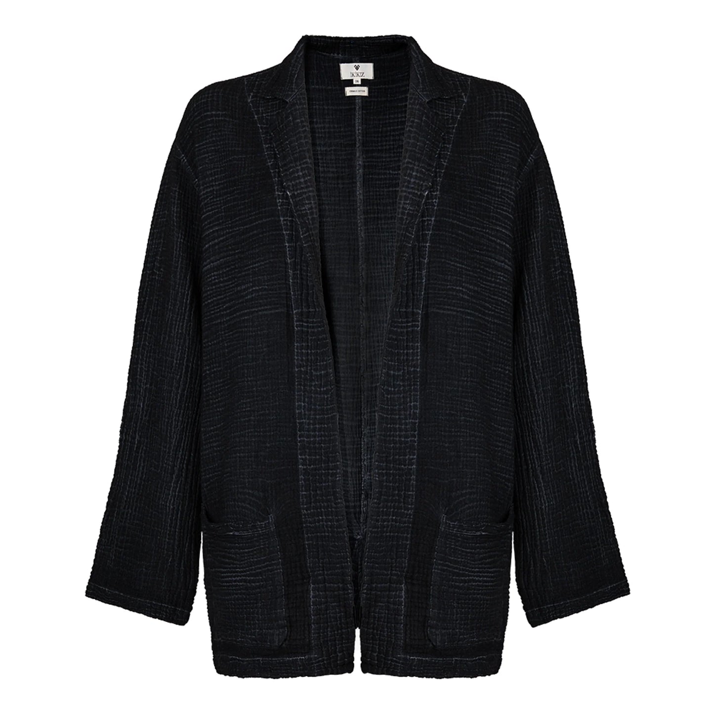 Crinkle Jacket - One Sized - Black