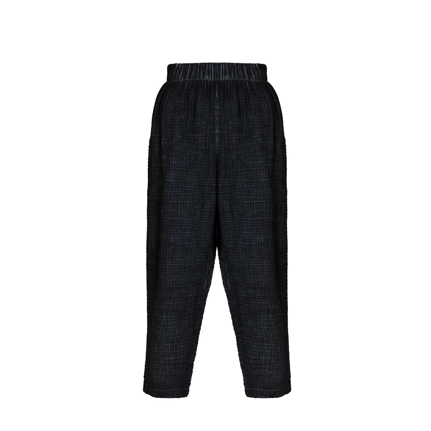 Crinkle Slouchy Pants - One-Sized - Black