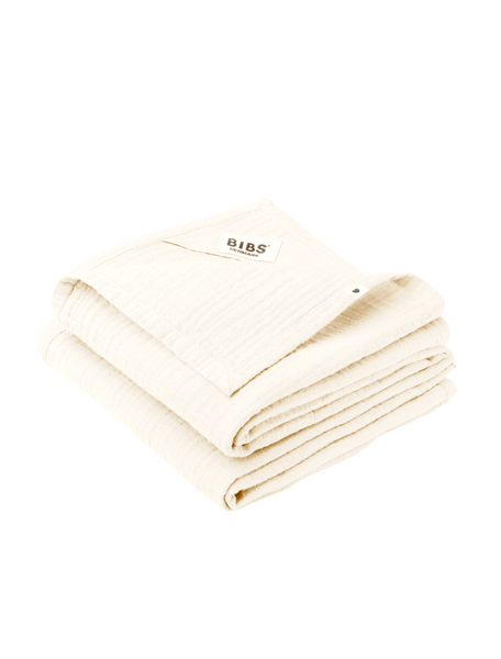 Cuddle Cloth Muslin 2 pack - Ivory