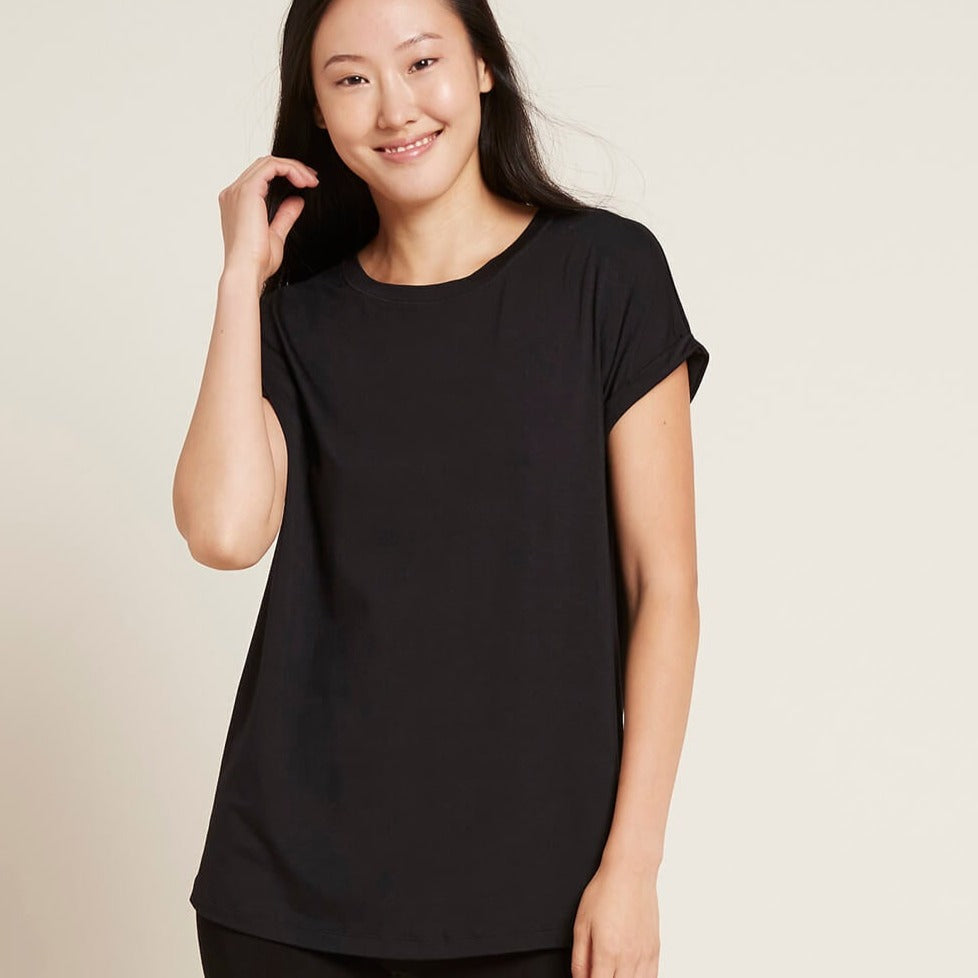 Downtime Lounge Top - Black