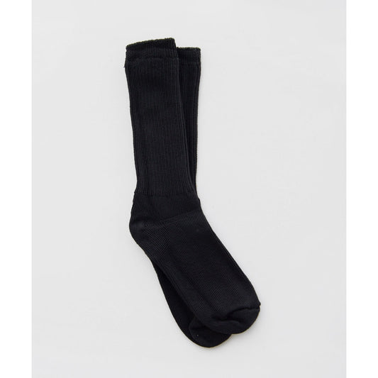 Dyed Cotton Socks - Black