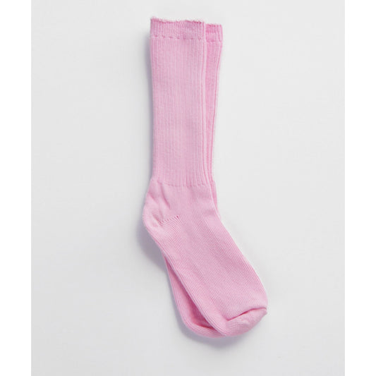 Dyed Cotton Socks - Carnation
