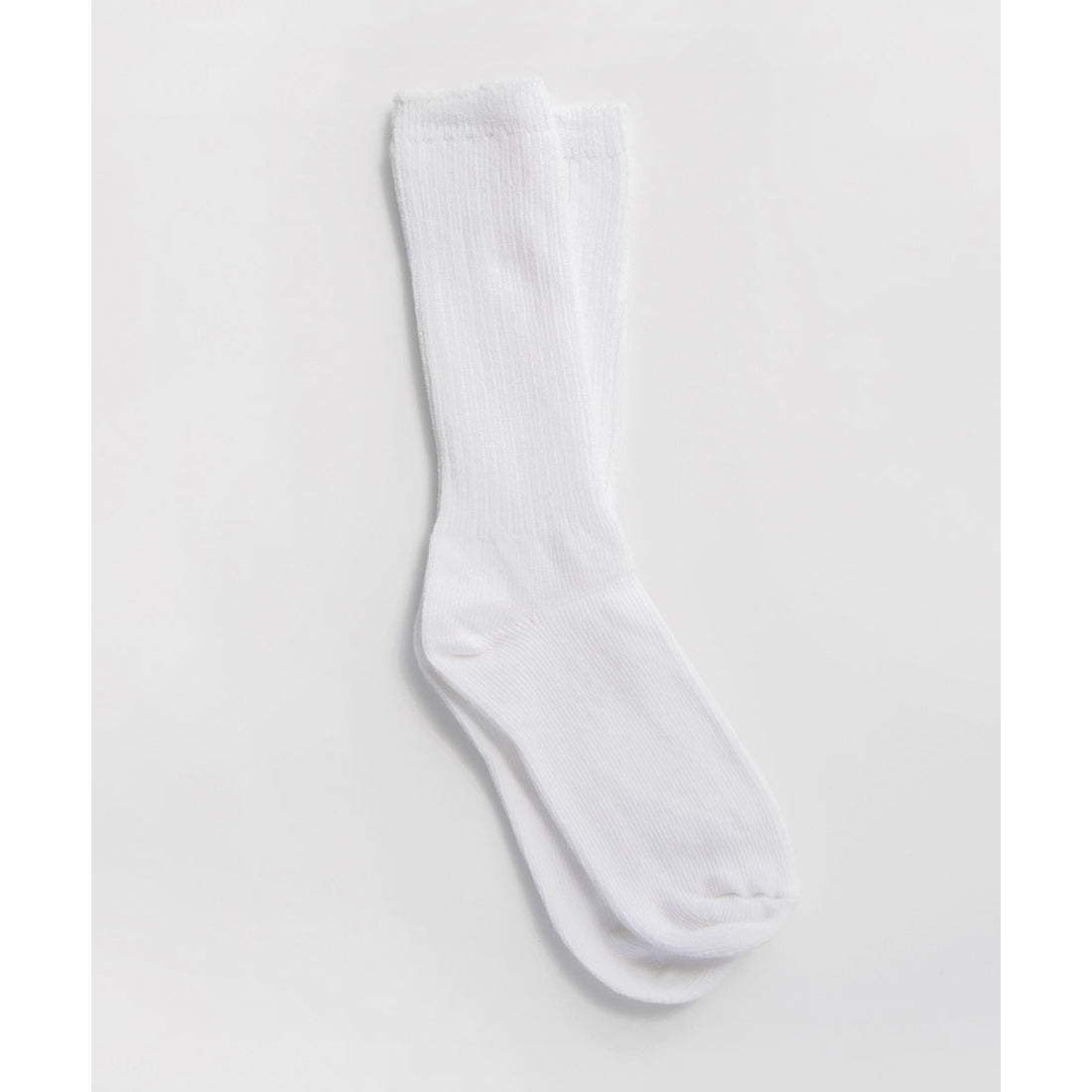 Dyed Cotton Socks - White
